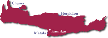 Map of Crete